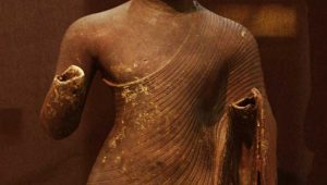 Arca Buddha Perunggu yang ditemukan di Desa Sikendeng2C Mamuju2C Sulawesi Barat