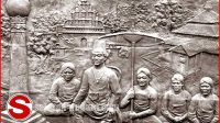 Relief perlawanan Pangeran Mangkubumi terhadap VOC