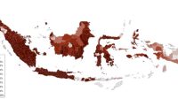 Peta persebaran Islam di Indonesia