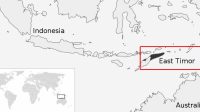 Peta Letak Timor Timur