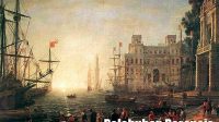 Lukisan pelabuhan Perancis tahun 1638