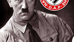 Adolf Hitler dengan parta Nazi
