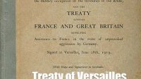 Treaty of Versailles