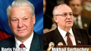 Gorbachev dan Boris Yeltsin
