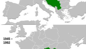Peta letak Yugoslavia