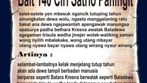7 ciri Satrio Piningit ramalan Jayabaya