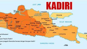 Peta wilayah Kerajaan Kediri