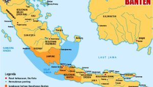 Peta Wilayah Kerajaan Banten