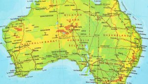 Peta australia versi atlas