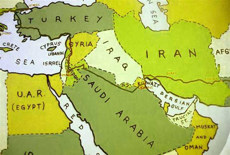 Daftar negara di Asia Barat lengkap