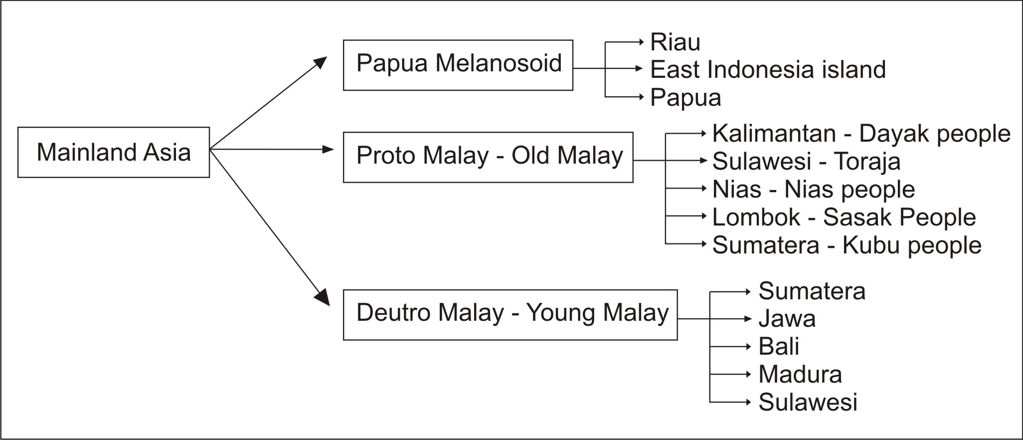 Pre historic peoples of Indonesia