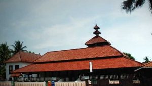 Banten Mosque with its characteristic tower
