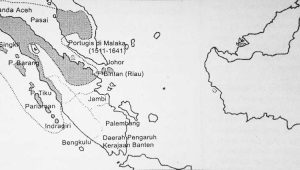Map of the location of Samudera Pasai kingdom