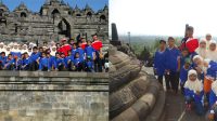 Candi Brobodudur yang kaya stupa