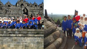 Candi Brobodudur yang kaya stupa