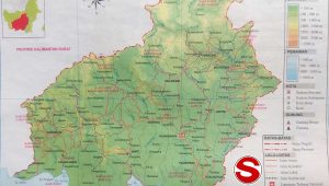 Peta Atlas Provinsi Kalimantan Tengah