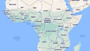 Peta 50 negara di Afrika