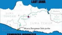 Peta aliran Sungai Bengawan Solo