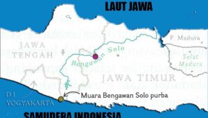 Peta aliran Sungai Bengawan Solo