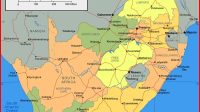 Peta Afrika Selatan