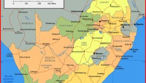 Peta Afrika Selatan