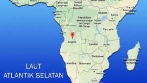 Map negara Angola