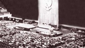 Suasana sidang umum mprs III tahun 1965