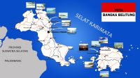 Peta Bangka Belitung