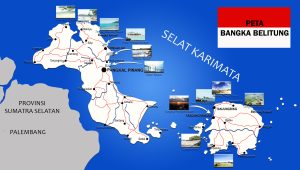 Peta Bangka Belitung