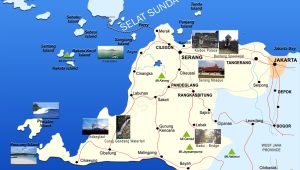 Peta Banten lengkap 4 Provinsi dan 4 Kota