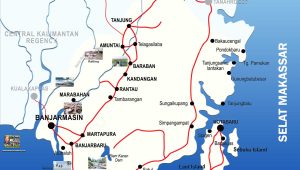 Peta Kalimantan Selatan