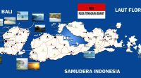 Peta Nusa Tenggara Barat lengkap