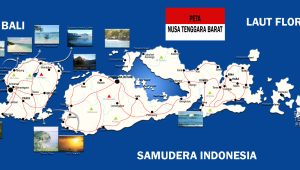 Peta Nusa Tenggara Barat lengkap