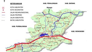 Peta Kabupaten Banjarnegara Lengkap