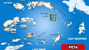 Peta Provinsi Maluku Lengkap 9 Kabupaten 2 Kota