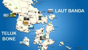 Peta Provinsi Sulawesi Tenggara Lengkap 15 Kabupaten 2 Kota