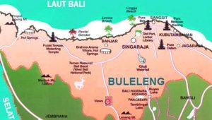 Peta Kabupaten Buleleng Lengkap