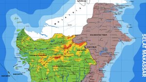 Peta Kalimantan Lengkap 5 Provinsi
