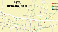 Peta Wisata Negara Bali