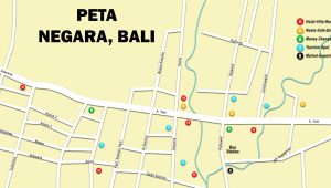 Peta Wisata Negara Bali