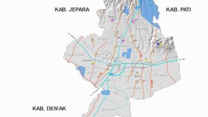 Peta Administratif Kabupaten Kudus