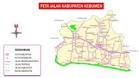 Peta Jalan Kabupaten Kebumen