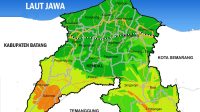 Peta Kabupaten Kendal Jawa Tengah