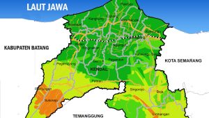 Peta Kabupaten Kendal Jawa Tengah