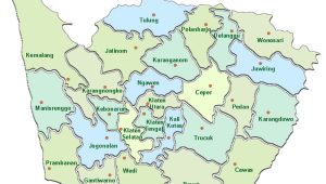 Peta Kabupaten Klaten