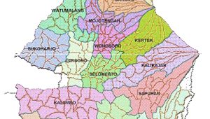 Peta Kabupaten Wonosobo