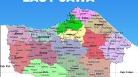 Peta Kecamatan Kabupaten Rembang