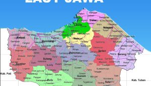 Peta Kecamatan Kabupaten Rembang