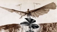 History of Ornithopters and Helicopters illustration