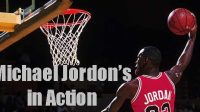 Michael Jordon in action